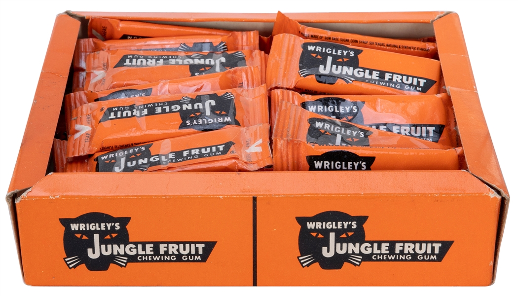  Wrigley’s Jungle Fruit Chewing Gum in Original Box. New Sou...