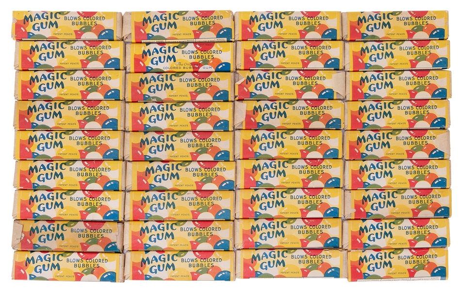  Wm. J. Wischmann Magic Gum Bubble Gum Lot. Brooklyn, n.d. (...