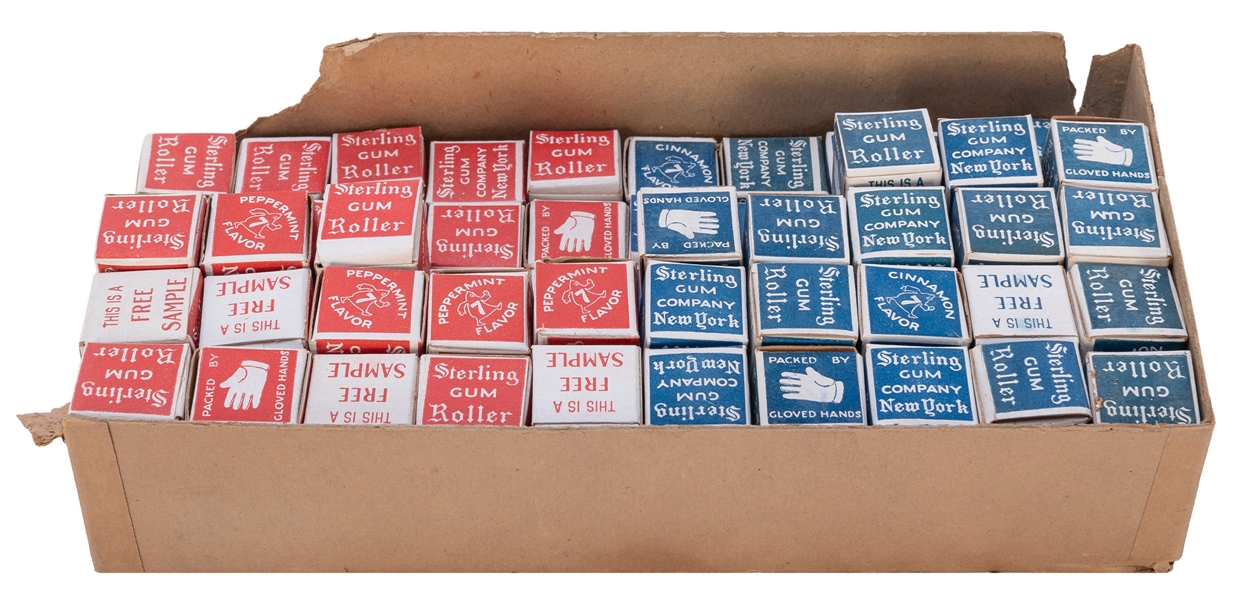  Sterling Gum Co. Gumballs in Original Boxes. New York: Ster...