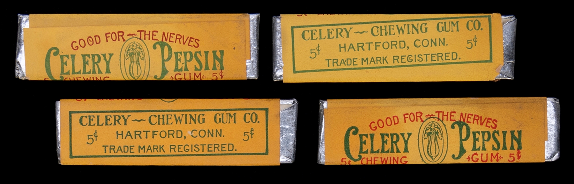  Celery Pepsin 5 Cent Chewing Gum. Hartford, Connecticut, ca...