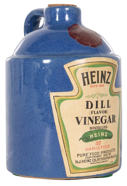  Heinz Dill Vinegar Ceramic Jug. Pittsburgh: H.J Heinz Co., ...