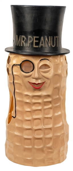  Mr. Peanut character costume. [Planters Peanuts, n.d.]. Lar...