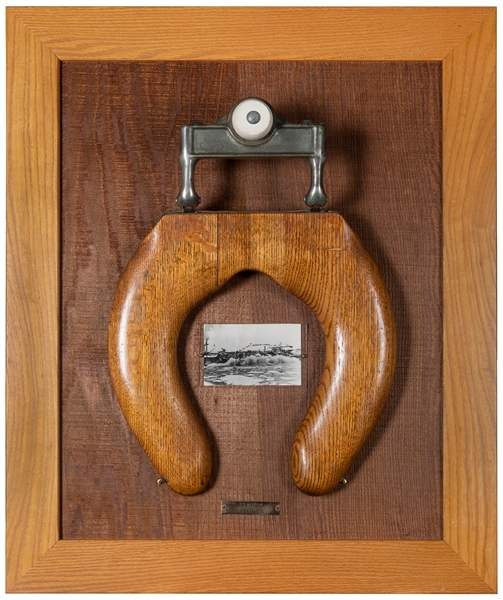  [GREAT LAKES FERRIES]. Original toilet seat from the Grand ...