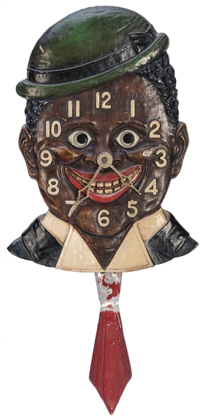  Lux “Dixie Boy” Face Clock. Circa 1930s. Metal and composit...