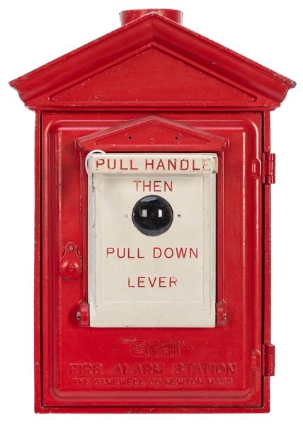  Fire Alarm Box. [Newton: The Gamewell Co., n.d.]. Painted c...