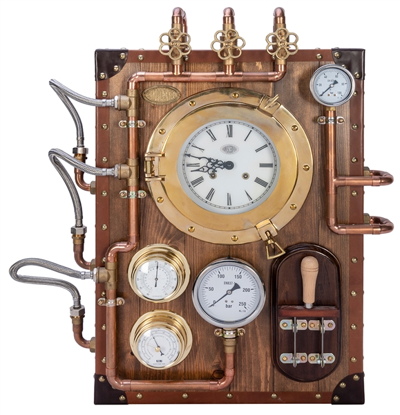  Industrial Wall Clock. Valencia, Spain: Berniscervera, ca. ...