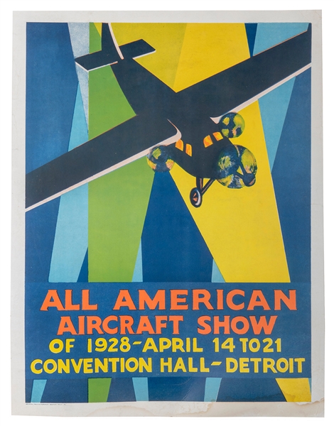  All American Aircraft Show poster. Philadelphia: Brownell P...