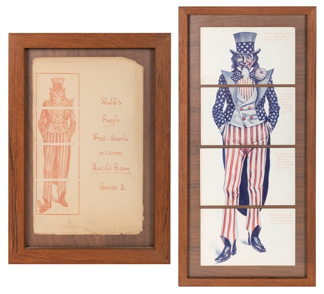  HULD, Franz. Huld’s Puzzle Series No. 30 “Uncle Sam” puzzle...