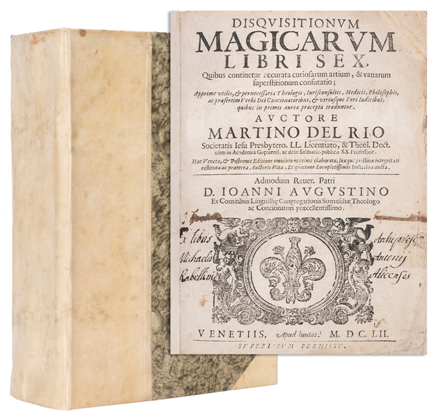  [WITCHCRAFT] DELRIO, Martin Anton (1551-1609). Disquisition...