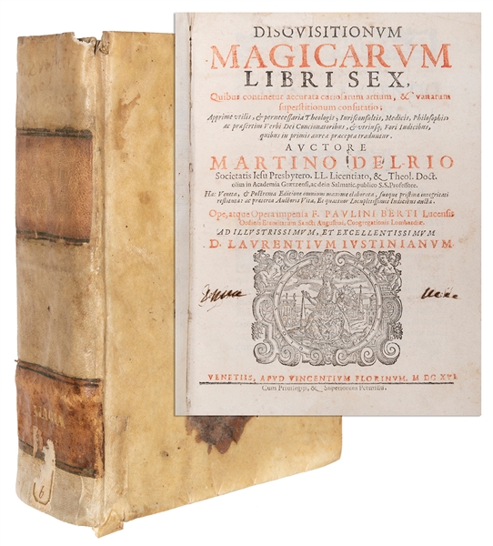  [WITCHCRAFT] DELRIO, Martin Anton (1551-1609). Disquisition...