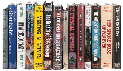  [ARKHAM HOUSE]. A group of 14 science fiction titles, inclu...