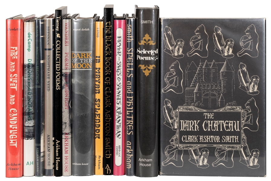  [ARKHAM HOUSE]. A group of 13 poetry titles, including: <p>...