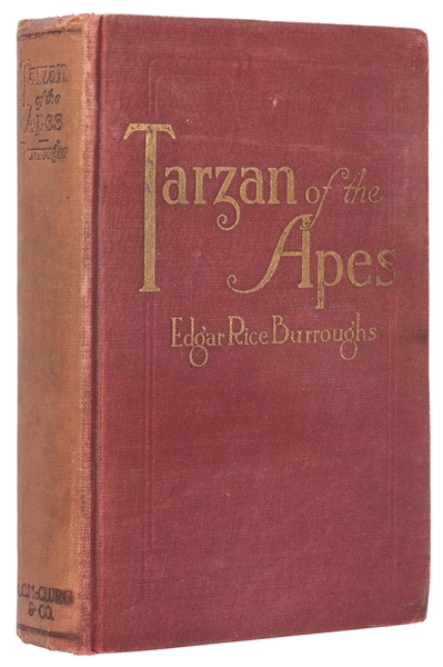  BURROUGHS, Edgar Rice (1875–1950). Tarzan of the Apes. Chic...