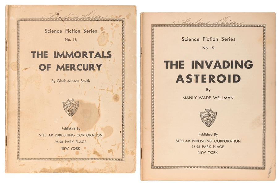  SMITH, Clark Ashton (1893–1961). The Immortals of Mercury [...