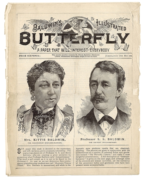  BALDWIN, Samri S. Baldwin’s Illustrated Butterfly. VX N1. C...