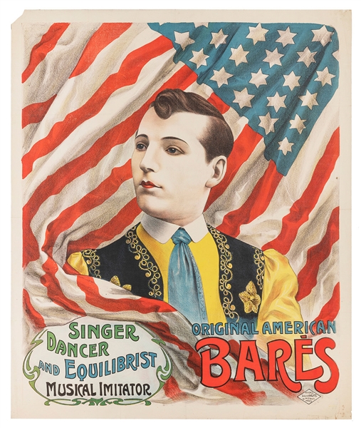  BARÉS. Original American Barés. Paris: Louis Galice, 1890s....