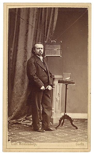  BASCH, Ernest (1838 – 1908). Carte de Visite of E. Basch. C...