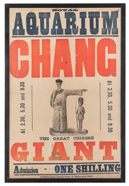  CHANG (Zhan Shichai, d. 1893). Chang the Great Chinese Gian...