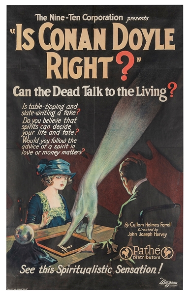  Is Conan Doyle Right? Cleveland: J. Morgan Litho., [1923]. ...