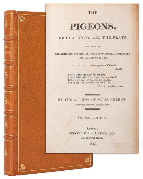  [CRUIKSHANK, George] “Greeks.” The Pigeons. Dedicated to Al...