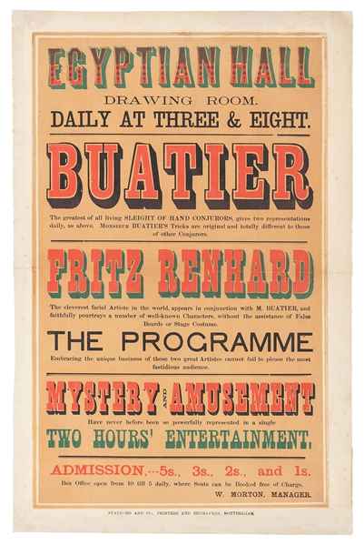  DE KOLTA, Buatier (Joseph Buatier, 1847 – 1903). Egyptian H...