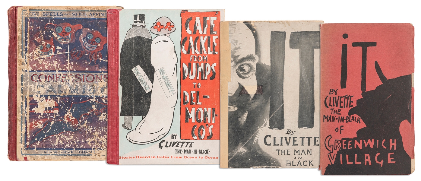  CLIVETTE, Merton (1868 – 1931). Four Works by “The Man in B...