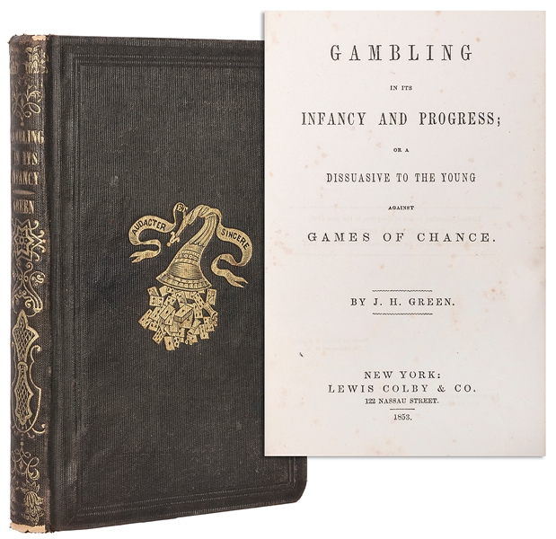  GREEN, Jonathan H. (1813 – 87). Gambling in its Infancy and...