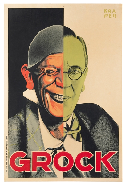  GROCK (Charles Adrien Wettach, 1880 - 1959). Grock. Paris: ...