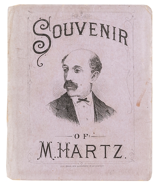  HARTZ, Joseph Michael (1836 – 1903). Souvenir of Prof. Hart...