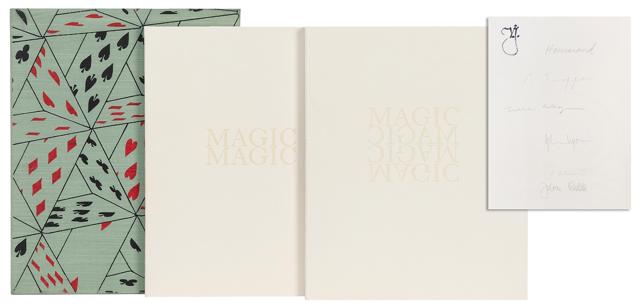  JAY, Ricky. The Magic Magic Book. New York: Whitney Museum,...