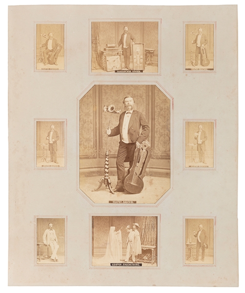  KRATKY-BASCHIK, Anton (ca. 1821 – 89). Nine Portraits of Kr...