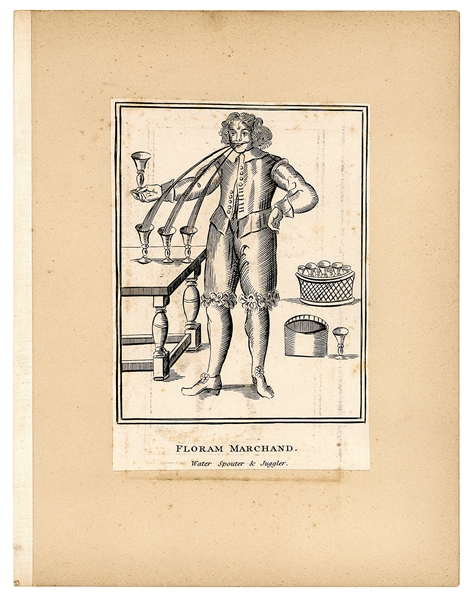  MARCHAND, Floram. Floram Marchand. Water Spouter & Juggler....