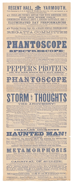  [PEPPER’S GHOST] Phantoscope. Birmingham: J. Upton, Printer...