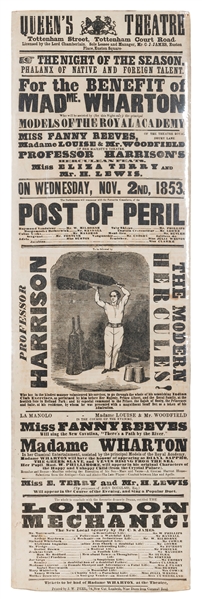  [STRONGMAN] Professor Harrison The Modern Hercules! [London...