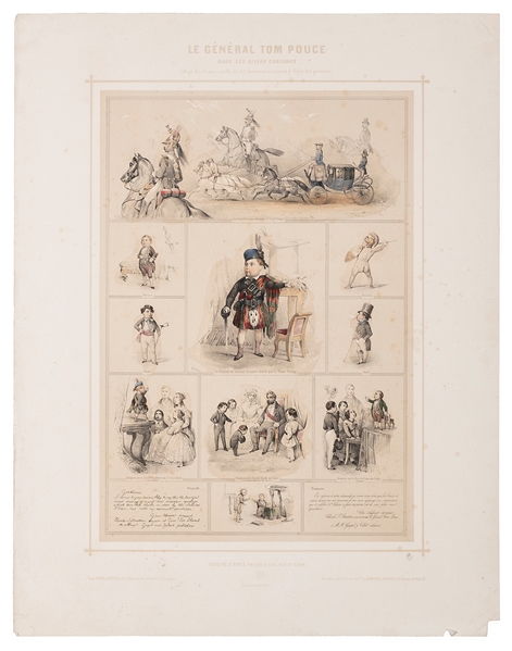  [TOM THUMB] ADAM, Victor (French, 1801 – 86). Le Général To...