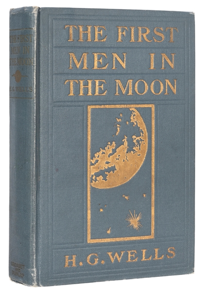  WELLS, H.G. (1866–1946). The First Men in the Moon. Indiana...