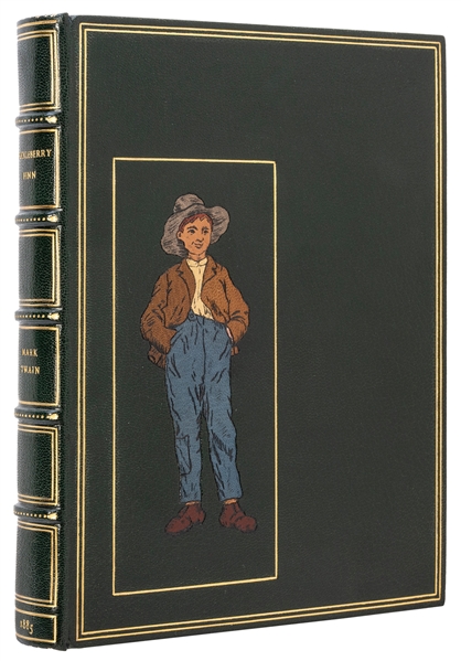 CLEMENS, Samuel Langhorne ("Mark Twain") (1835–1910). The Adventures of Huckleberry Finn. New York: Charles L. Webster and Company, 1885. <p>8vo (210 x 159 mm). (Without blanks). Half–title,...