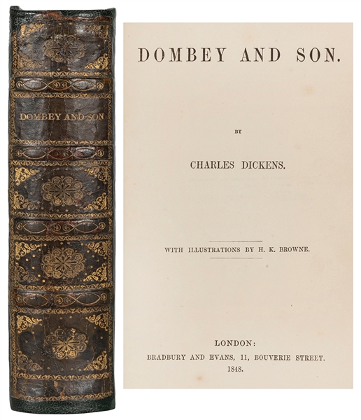  DICKENS, Charles (1812–1870). Dombey and Son. London: Bradb...
