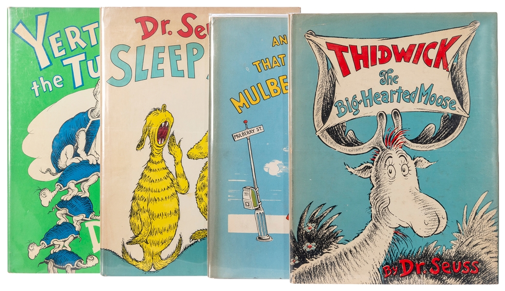  GIESEL, Theodore (“Dr. Seuss”) (1904–1991). A group of 4 wo...