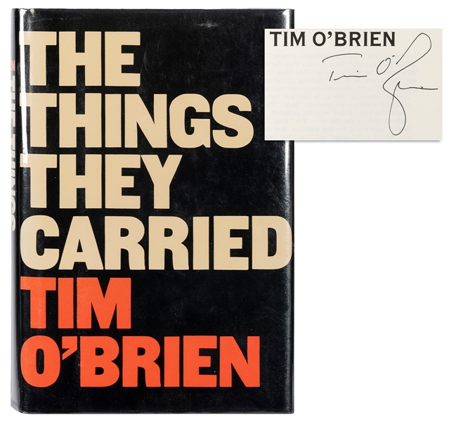  O’BRIEN, Tim (b. 1946). The Things They Carried. Boston: Ho...