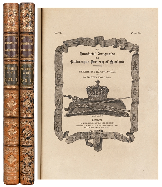  SCOTT, Walter, Sir (1771–1832). Provincial Antiquities and ...