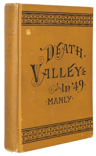  [CALIFORNIA]. MANLY, William L. (1820–1903). Death Valley i...