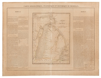  [MAP]. –– [GREAT LAKES REGION]. BUCHON, Jean Alexandre (179...