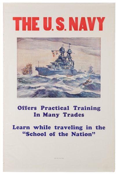  BEAUMONT, Arthur. The U.S Navy Offers Practical Training in...