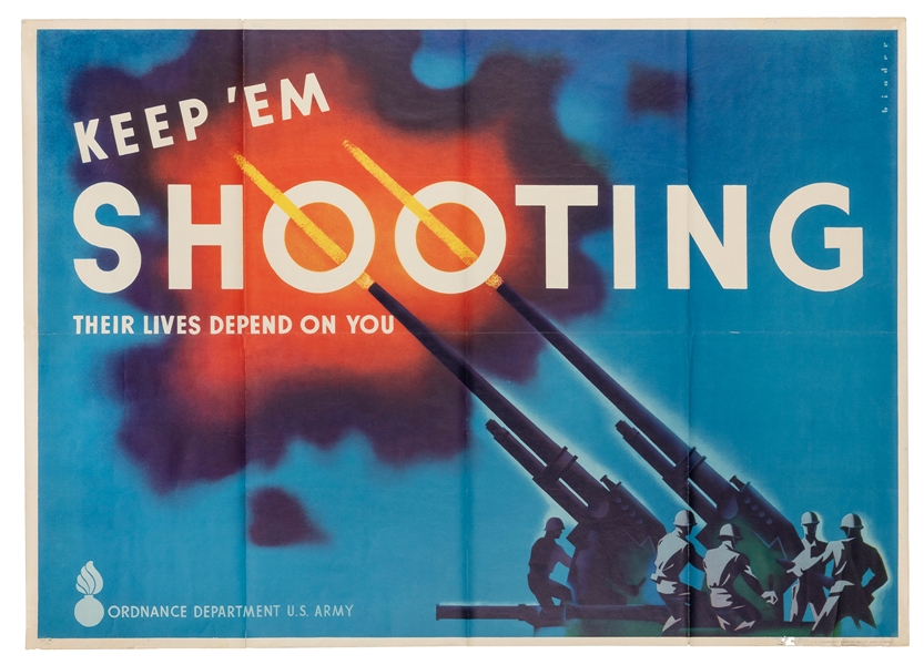  Keep ‘Em Shooting / Their Lives Depend on You. 1942. Washin...