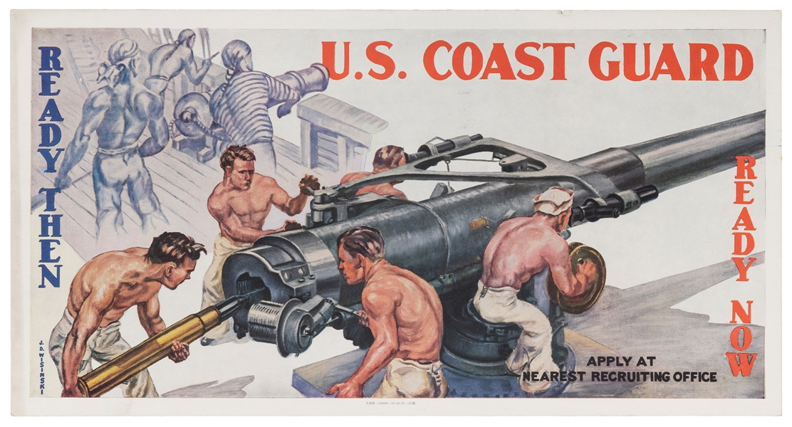  WISINSKI, J.D. (1900—1986). U.S. Coast Guard / Ready Then—R...