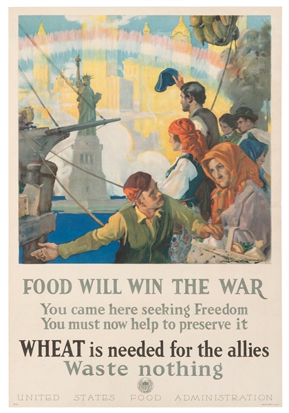  CHAMBERS, Charles E. (1883-1941). Food Will Win the War / U...