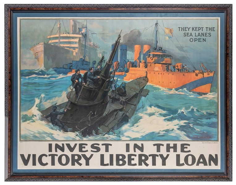  SHAFER, Leon Alaric (1866-1940). Invest in the Liberty Loan...