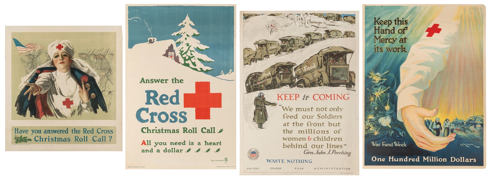  [WORLD WAR I]. Group of 11 American posters. Group of Liber...