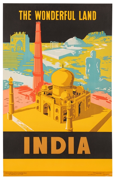  India / The Wonderful Land. 1958. Department of Tourism, Di...